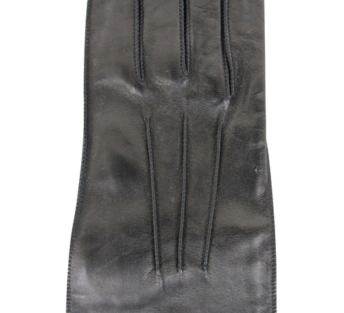 Bottega Veneta Women's Black Leather Long Gloves