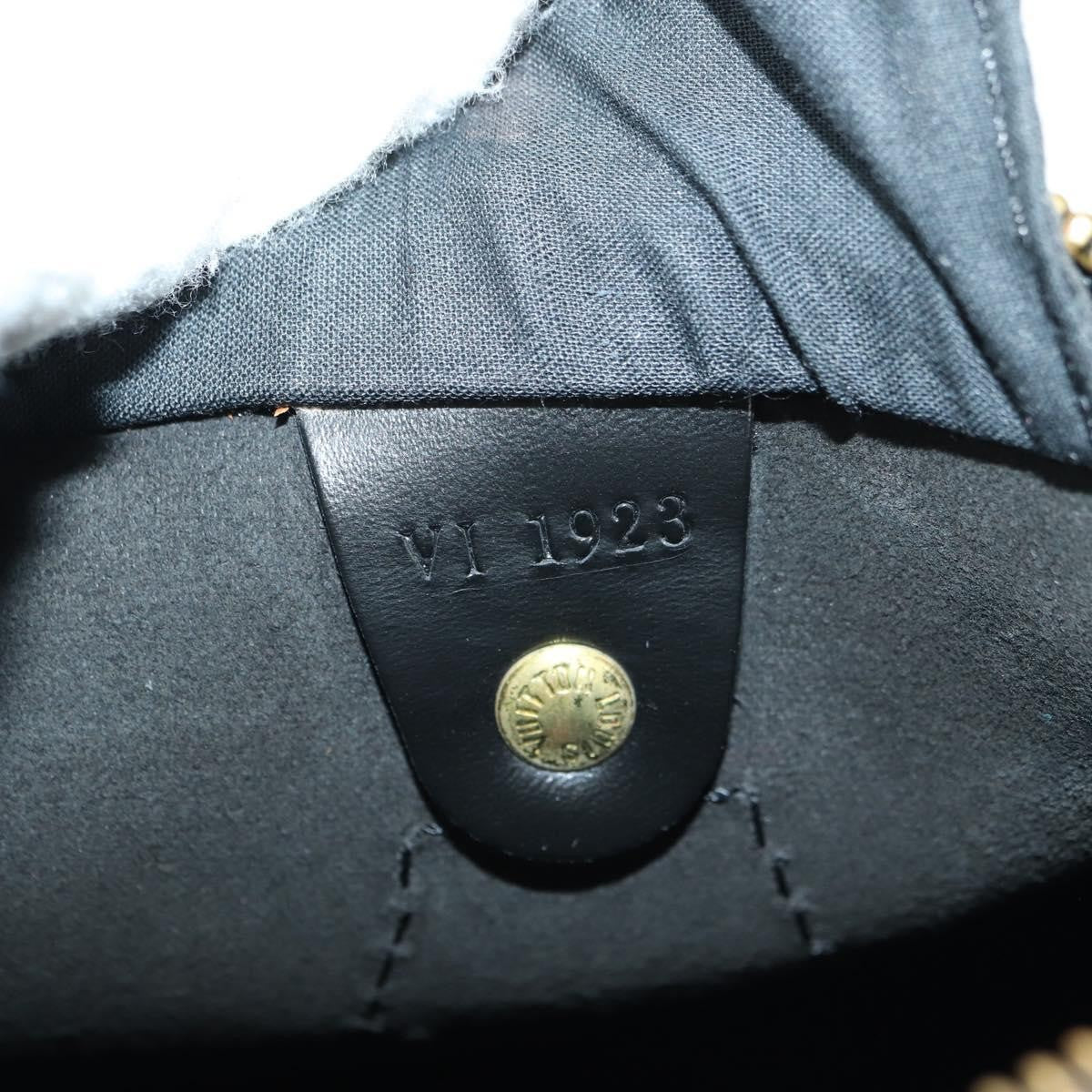Louis Vuitton Speedy Epi Leather Black Leather Handbag (Pre-Owned)