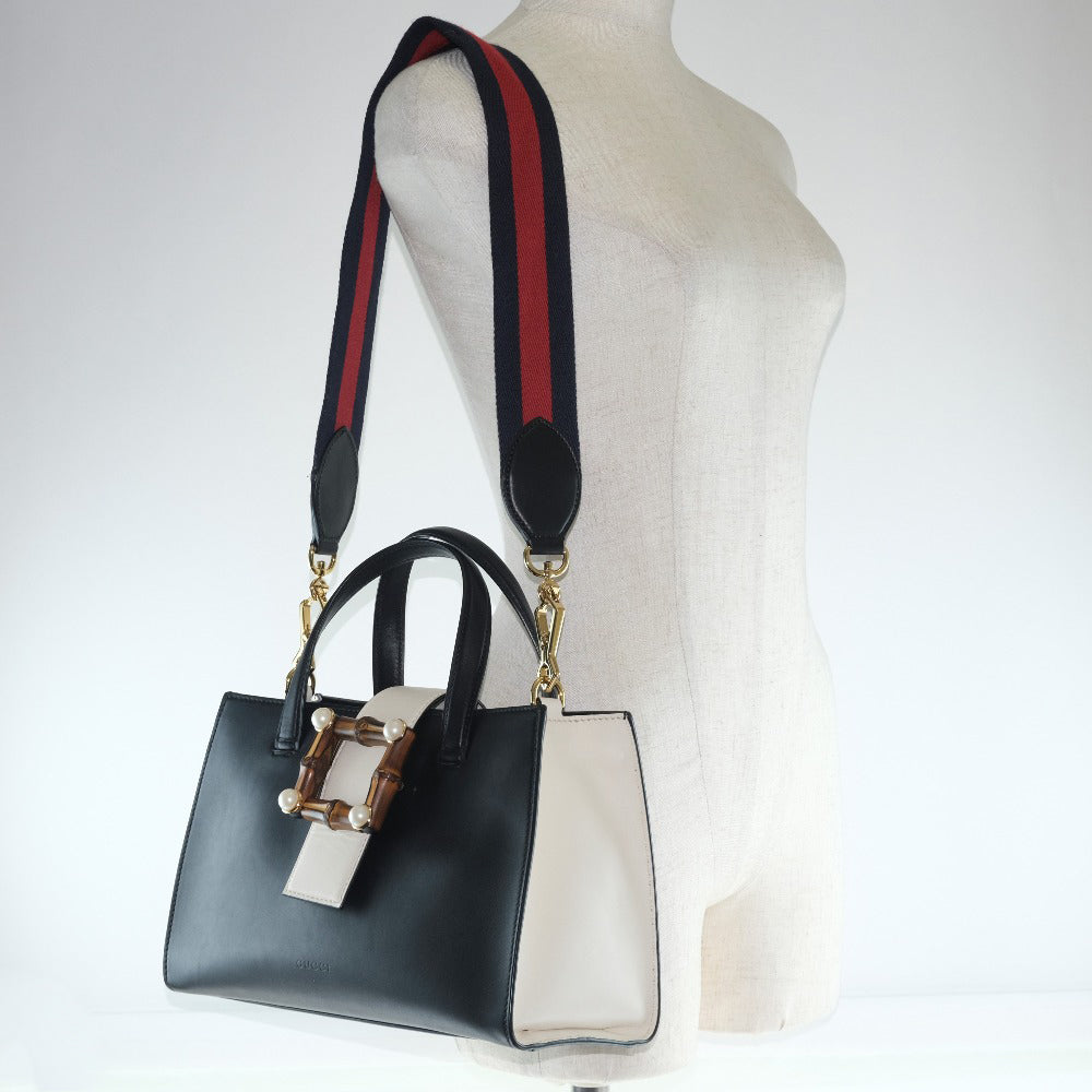 Gucci Nimfair Black Pony-Style Calfskin Handbag (Pre-Owned)