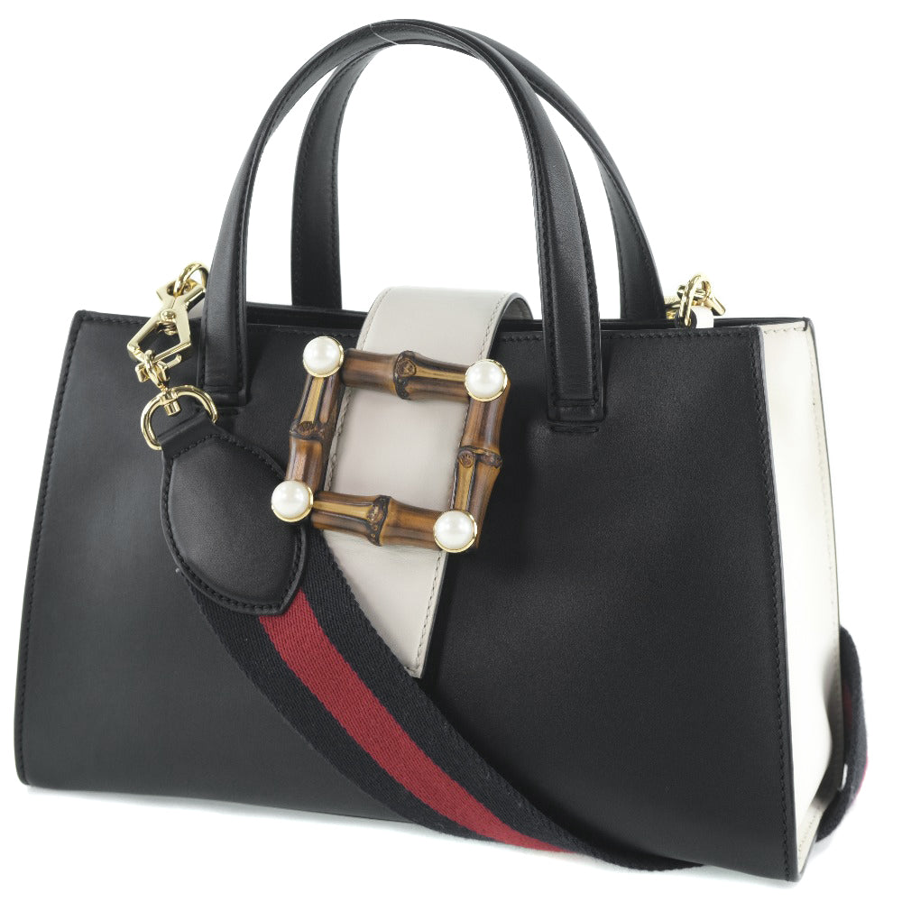 Gucci Nimfair Black Pony-Style Calfskin Handbag (Pre-Owned)