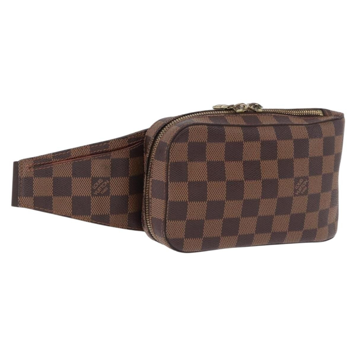 Louis Vuitton Geronimos Damier Brown Canvas Clutche & Pouche Bag (Pre-Owned)