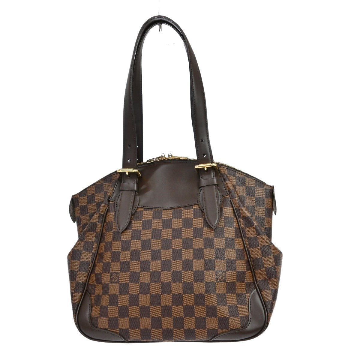 Louis Vuitton Verona Damier Brown Canvas Handbag (Pre-Owned)