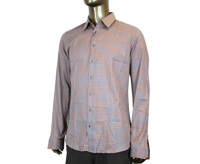 Gucci Men's Multicolor Dress Shirt Slim Fit Check