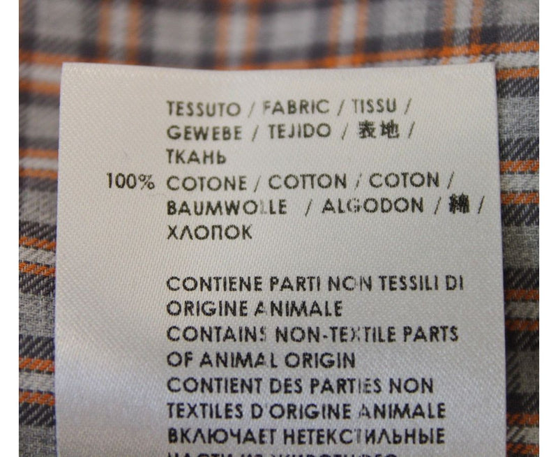 Gucci Men's Multicolor Dress Shirt Slim Fit Check
