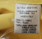 Bottega Veneta Women's Yellow Virgin Wool Trench Coat Jacket (42)