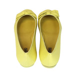 Bottega Veneta Women's Yellow Leather Ballerina Ballet Flat 307908 9441 (40.5 EU / 10.5 US)