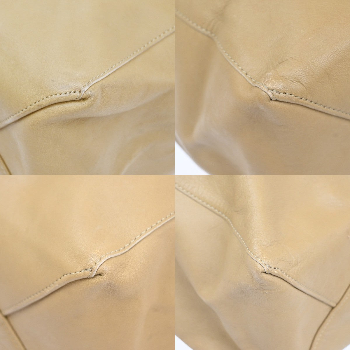 Celine Vertical Bi-Cabas Tote Leather Multicolour Leather Tote Bag Bag (Pre-Owned)