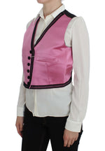 Dolce & Gabbana Silk-Cotton Blend Torero Inspired Women's Vest