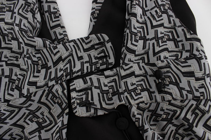 Karl Lagerfeld Elegant Silk Blouse with Logo Women's Detailing