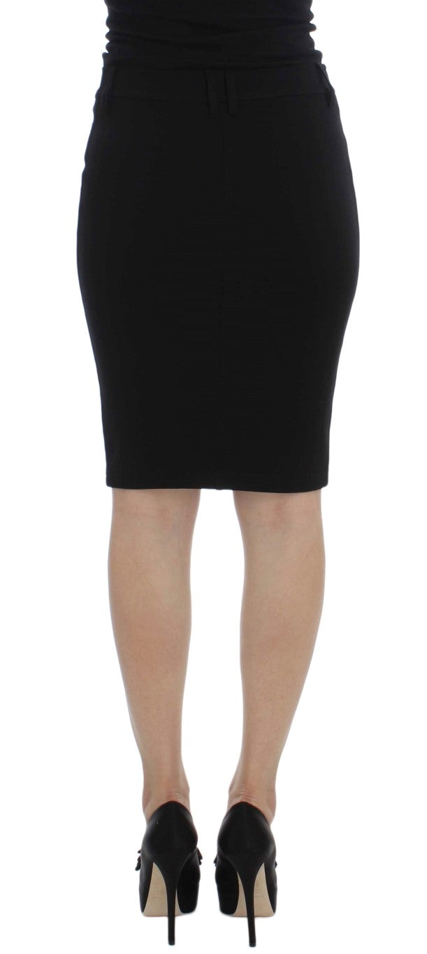 PLEIN SUD Elegant Black Pencil Skirt for Chic Women's Look