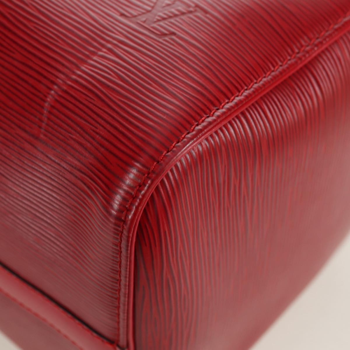 Louis Vuitton Speedy Epi Leather Red Leather Handbag (Pre-Owned)