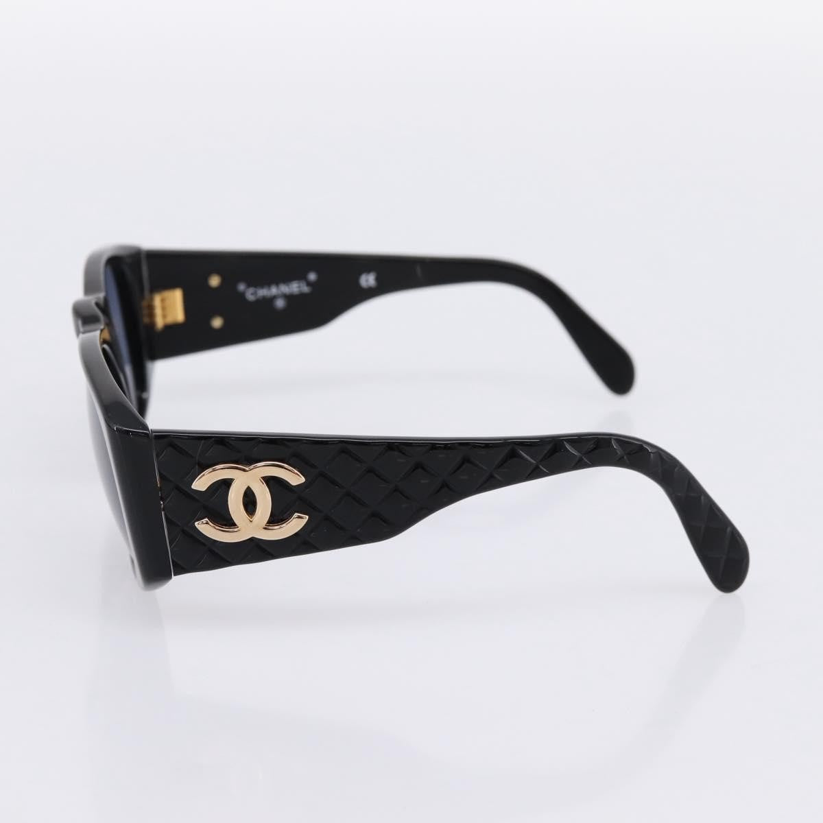 Chanel Logo Cc Plastic Black Plastic Sunglasse Accessory (Pre-Owned)