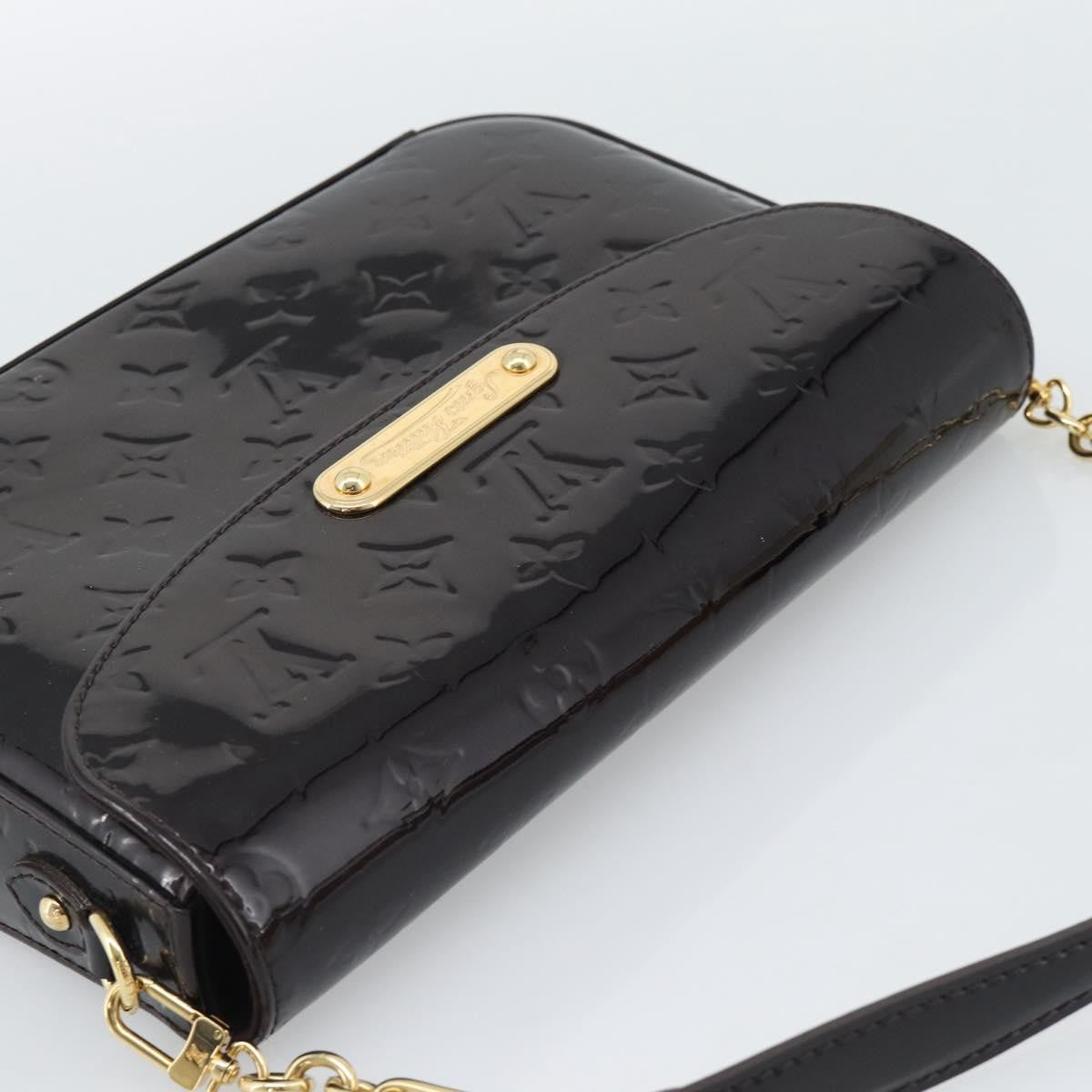 Louis Vuitton Rodeo Drive Monogram Vernis Black Patent_Leather Handbag (Pre-Owned)