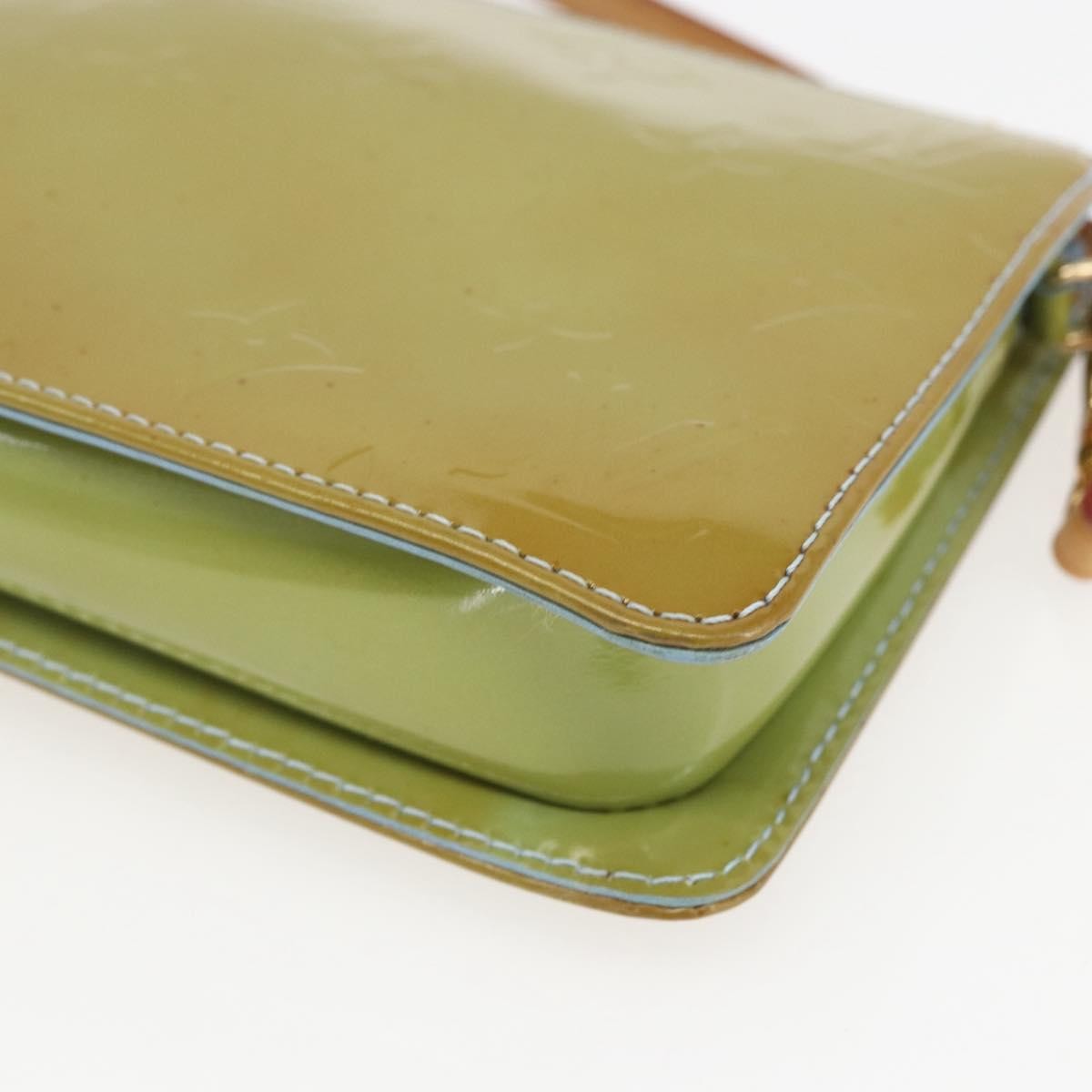 Louis Vuitton Lexington Pochette Monogram Vernis Blue Patent_Leather Clutche & Pouche Bag (Pre-Owned)