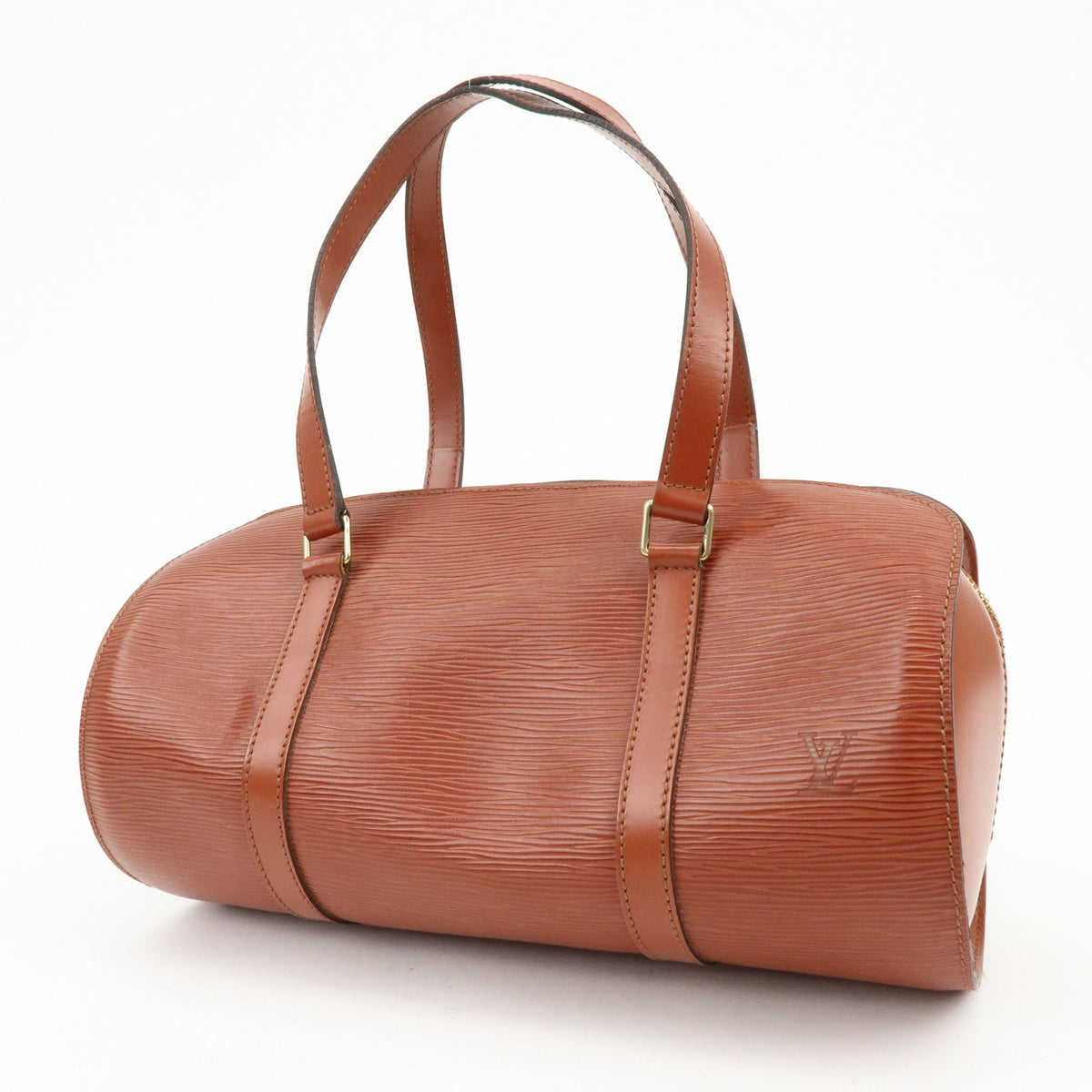 Louis Vuitton Soufflot Epi Leather Brown Leather Handbag (Pre-Owned)