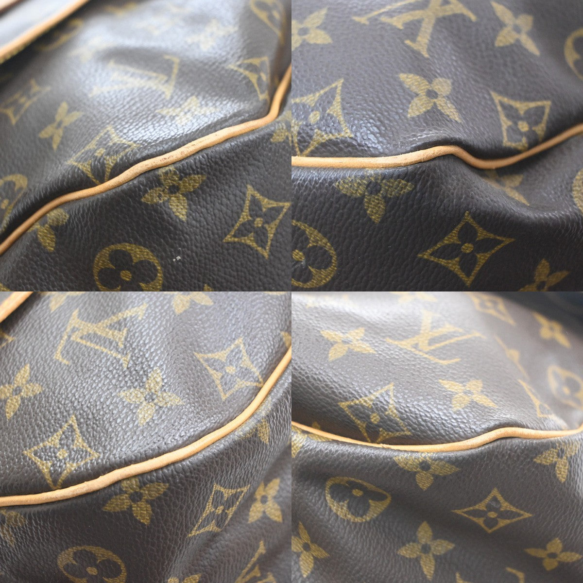 Louis Vuitton Saumur Monogram Canvas Brown Canvas Shoulder Bag Bag (Pre-Owned)