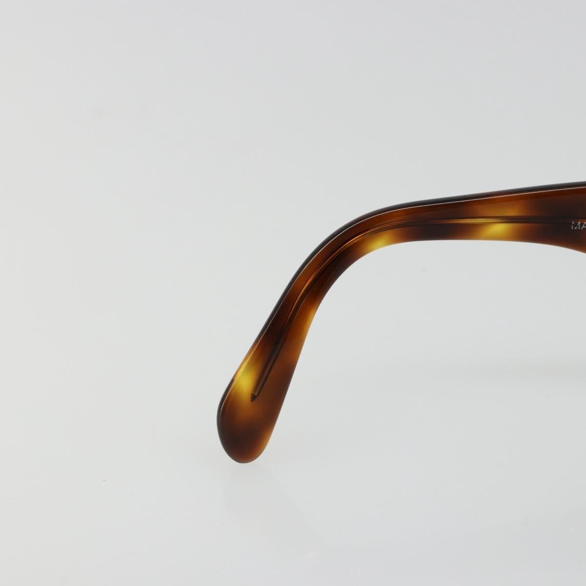 Chanel Coco Mark Barette Gold Plated Brown Plastic Sunglasse Accessory (Pre-Owned)
