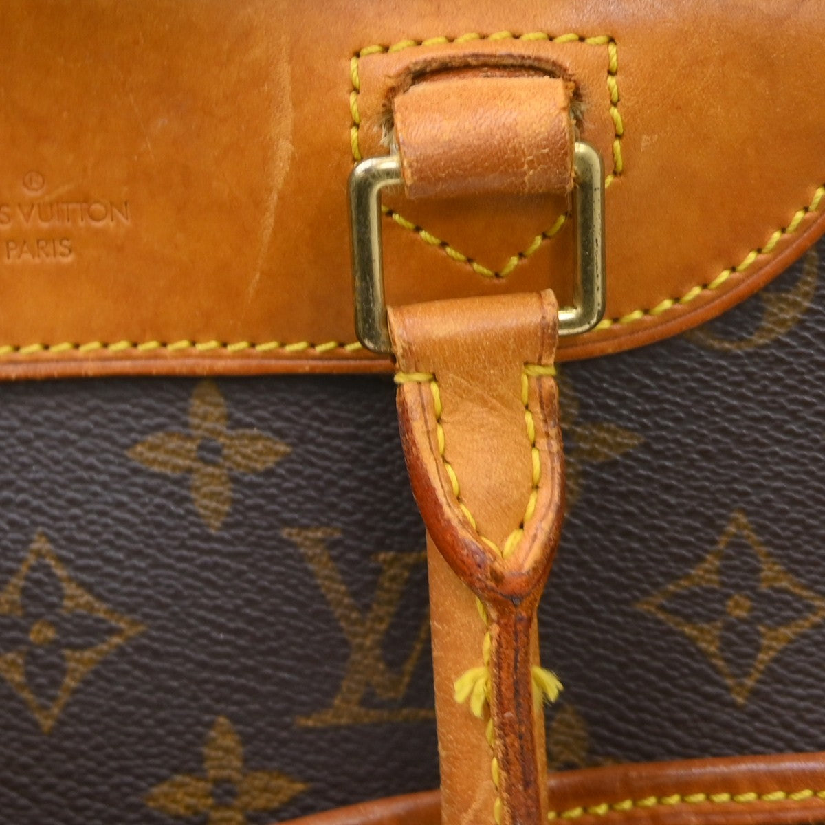 Louis Vuitton Deauville Monogram Canvas Brown Canvas Handbag (Pre-Owned)
