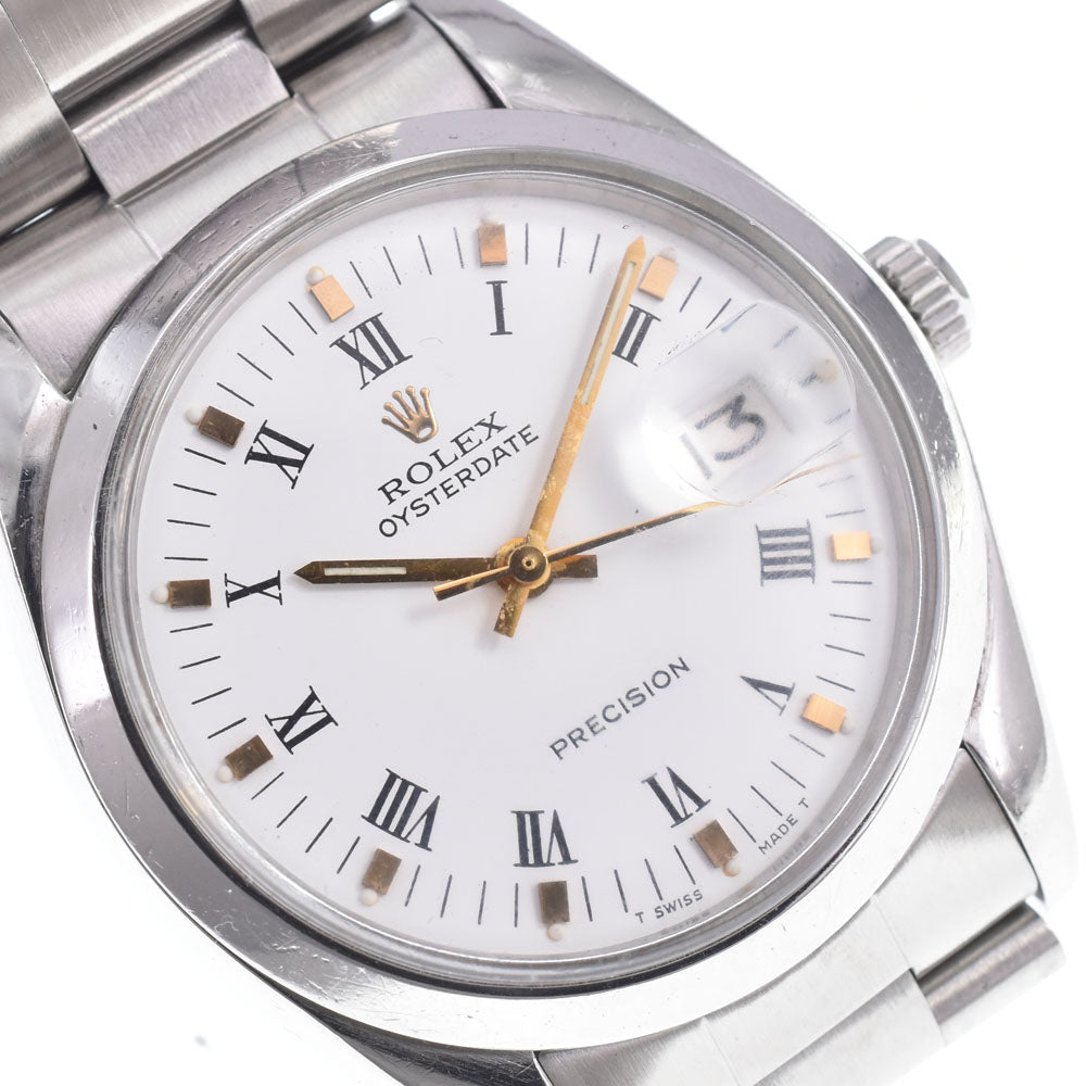 Rolex Oyster Precision Steel Watch (Pre-Owned)