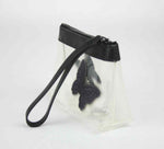 BOTTEGA VENETA Women's Transparent Wristlet Clutch Bag Butterfly