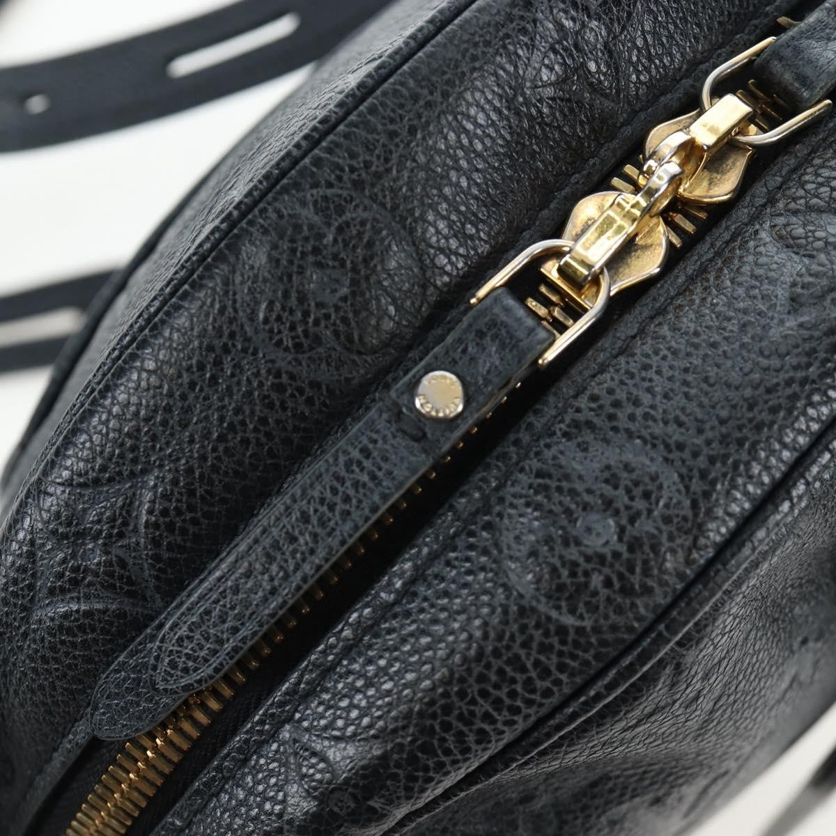 Louis Vuitton Boite Chapeau Souple Monogram Empreinte Leather Black Leather Shoulder Bag Bag (Pre-Owned)
