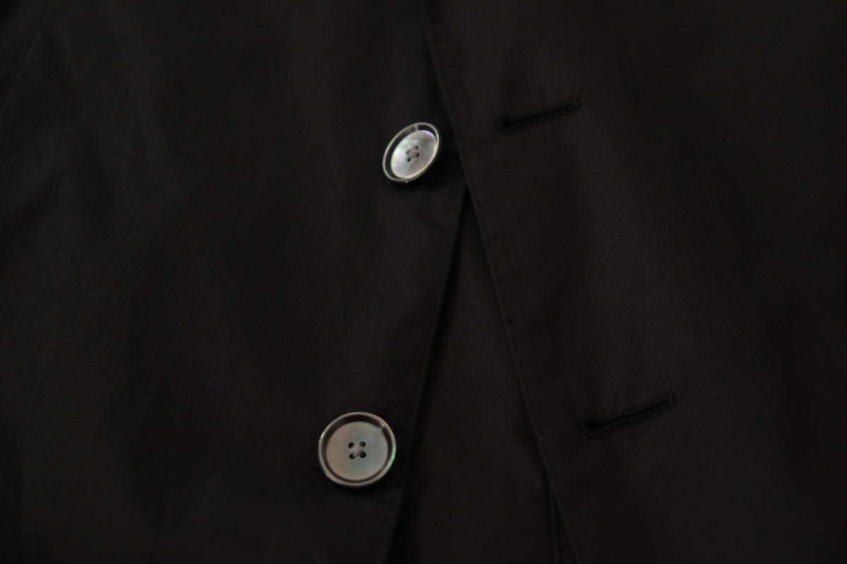 Dolce & Gabbana Black Single Breasted TAORMINA Breasted Men's Blazer