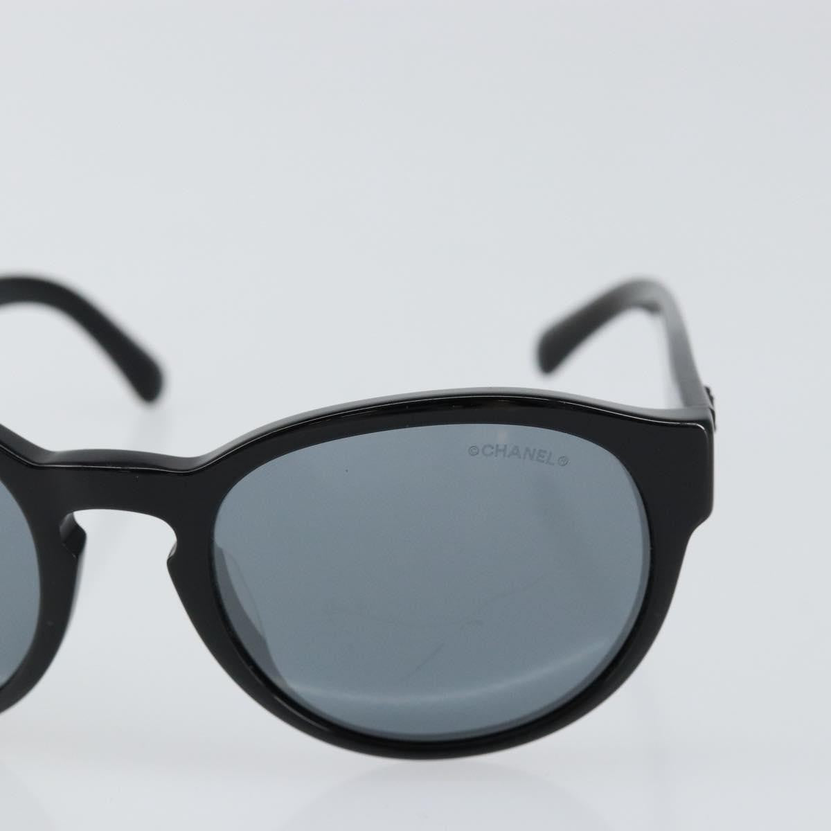 Chanel Chanel Logo Sunglasses Eye Wear Plastic Black Plastic Sunglasse Accessory (Pre-Owned)