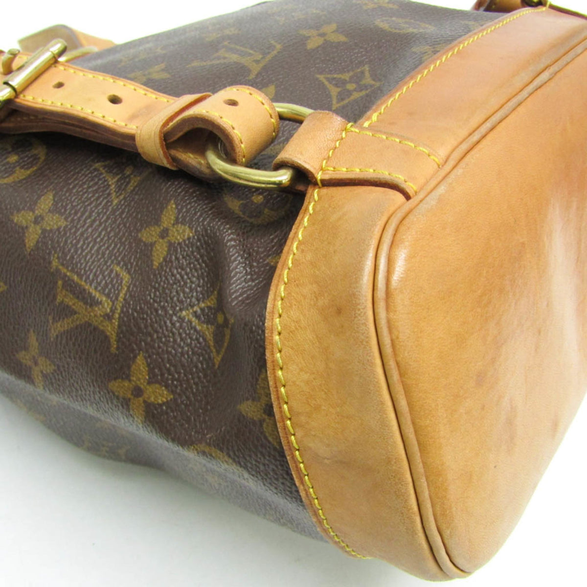 Louis Vuitton Vintage Montsouris Monogram Canvas Brown Canvas Backpack Bag (Pre-Owned)