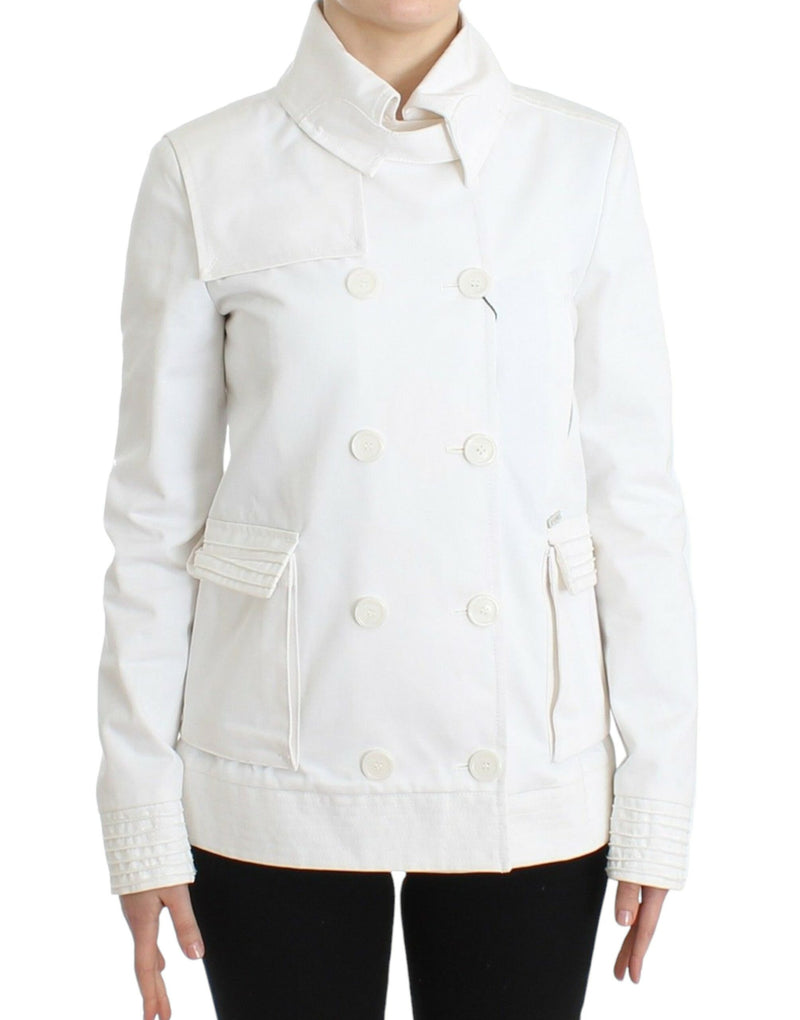 GF Ferre Chic Double Breasted Cotton Women's Jacket