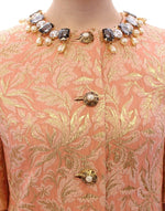 Dolce & Gabbana Exclusive Crystal Brocade Coat Women's Jacket