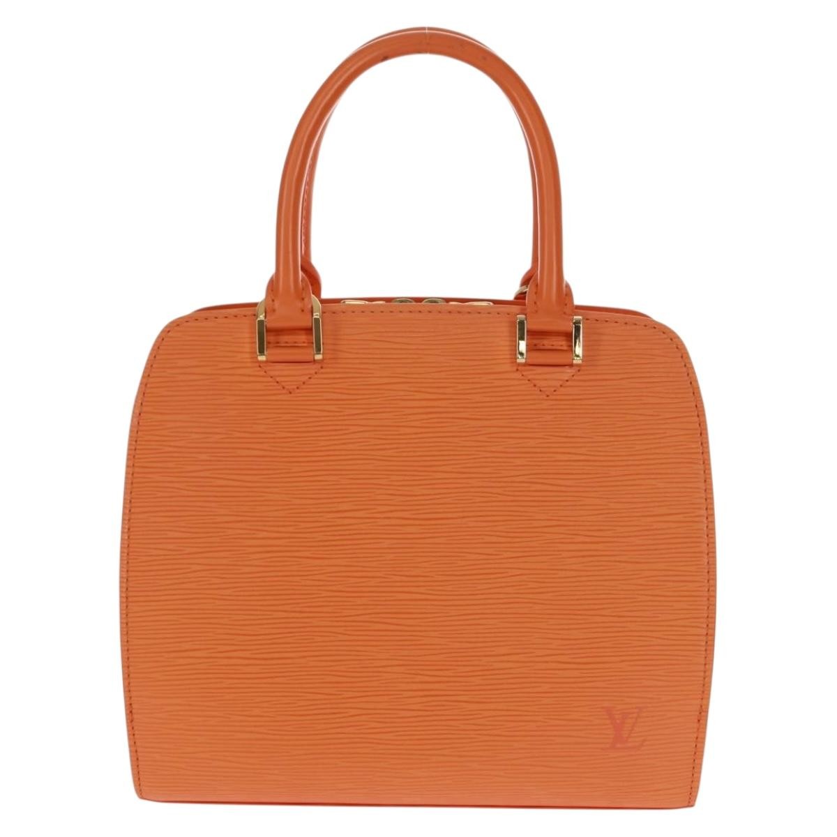 Louis Vuitton Pont Neuf Epi Leather Orange Leather Handbag (Pre-Owned)