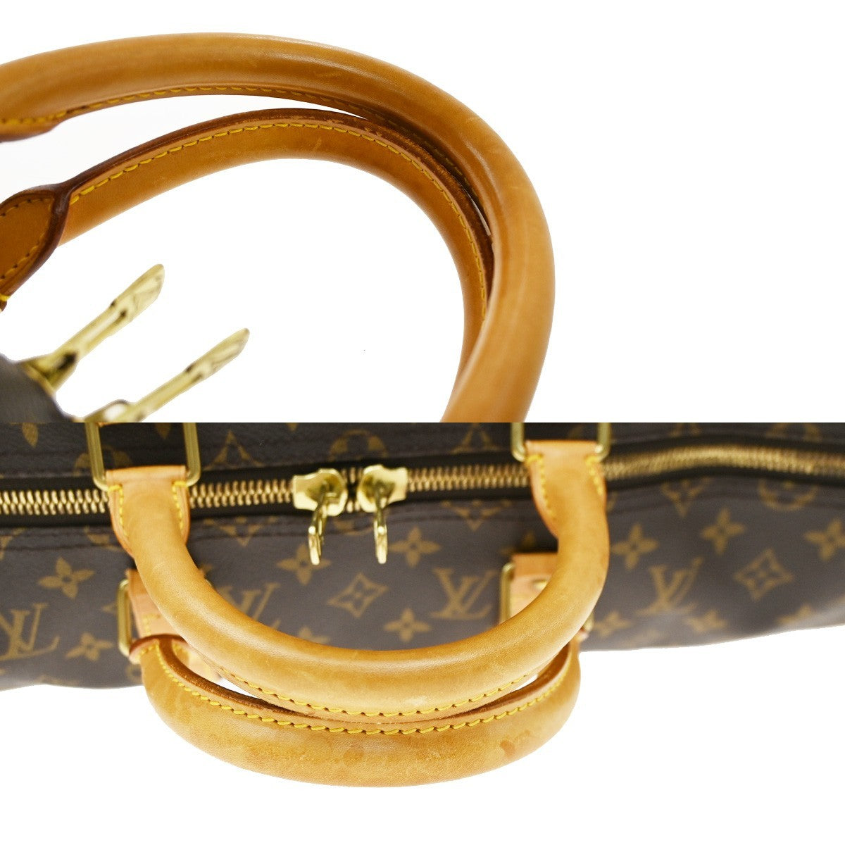 Louis Vuitton Keepall Monogram Brown Canvas Travel Bag Bag (Pre-Owned)