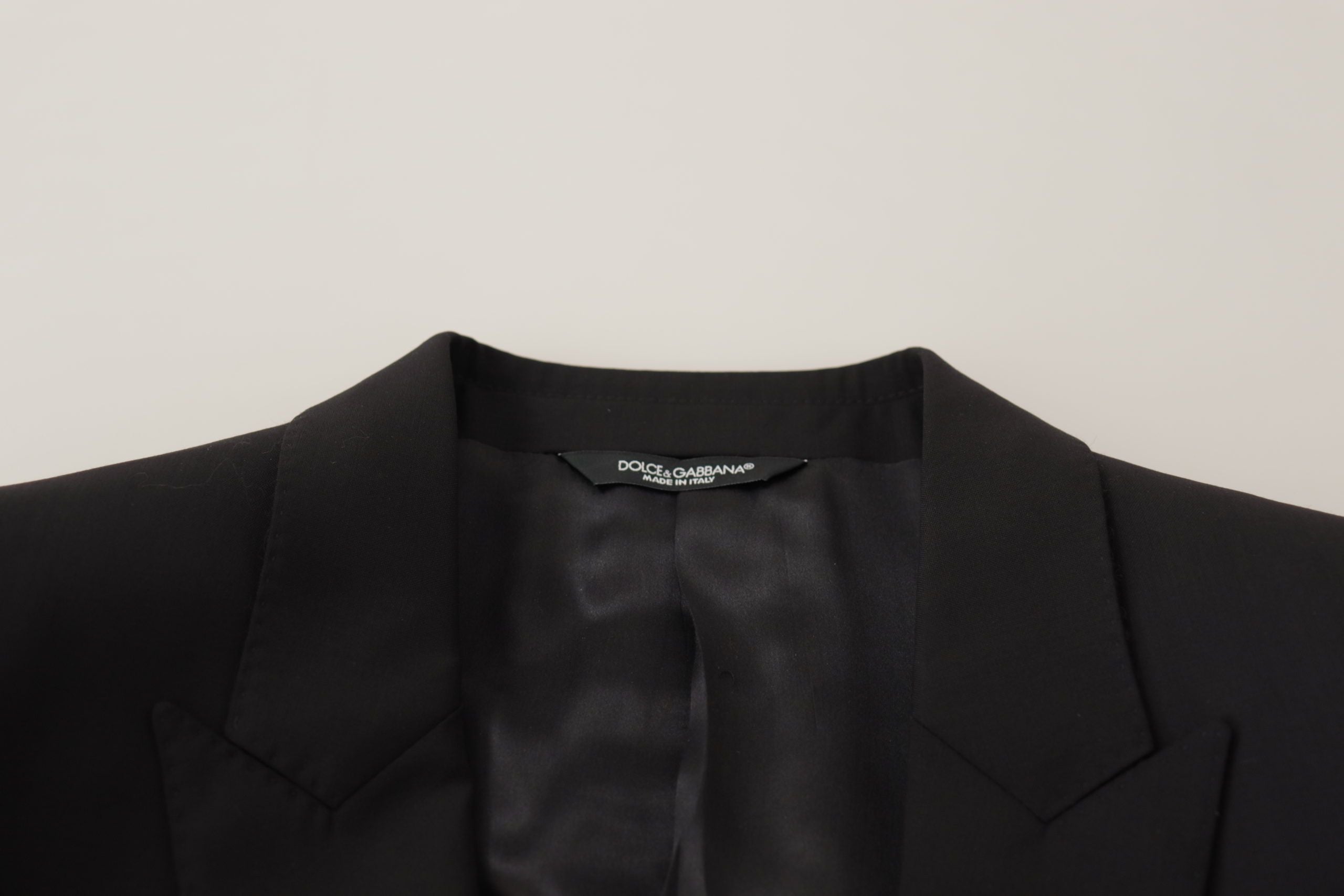 Dolce & Gabbana Black Single Breasted Jacket MARTINI Men's Blazer
