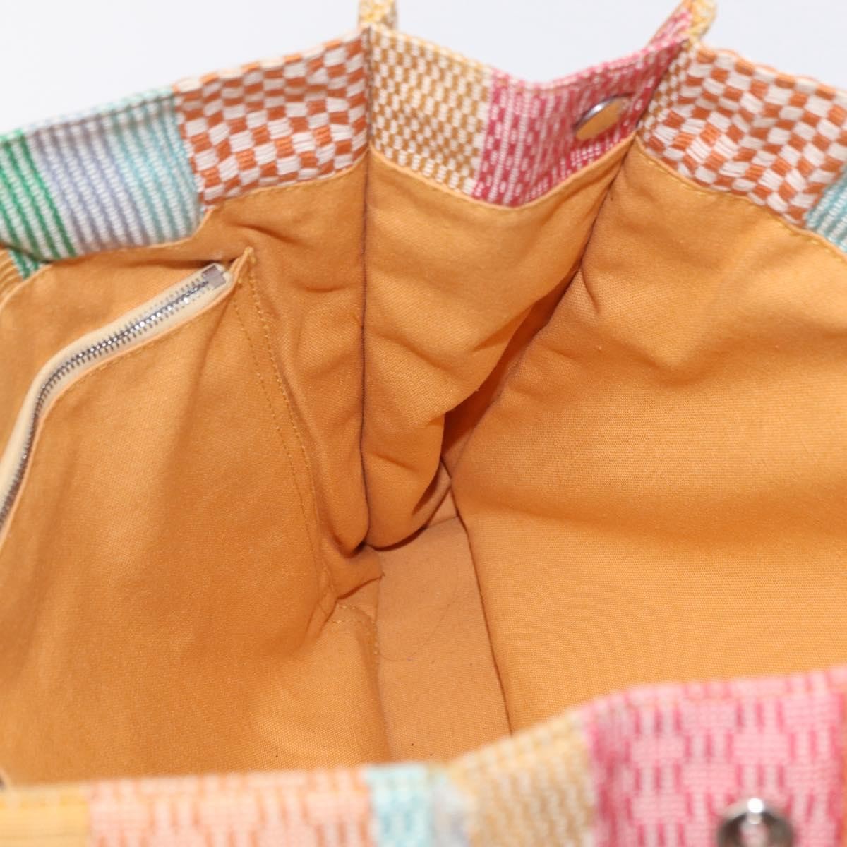 Hermes Fourre Tout Multicolor Toile Multicolour Canvas Tote Bag Bag (Pre-Owned)