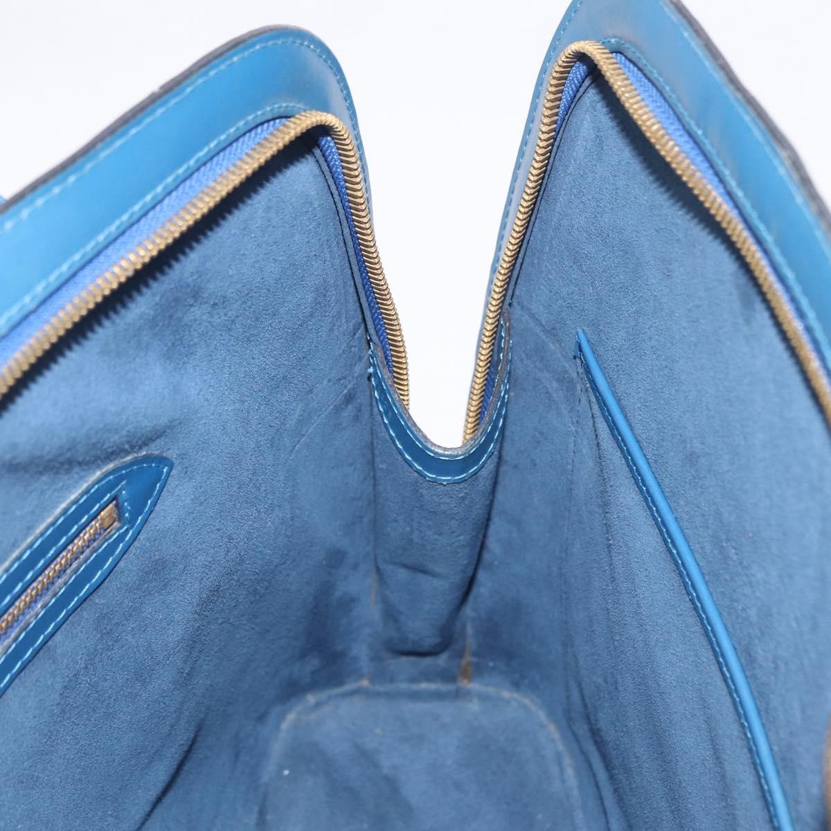 Louis Vuitton Lussac Epi Leather Blue Leather Handbag (Pre-Owned)