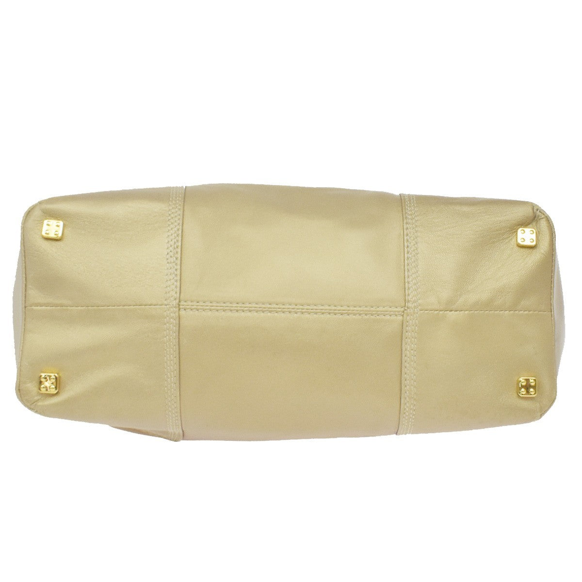 Loewe Anagram Leather Gold Leather Tote Bag Bag (Pre-Owned)