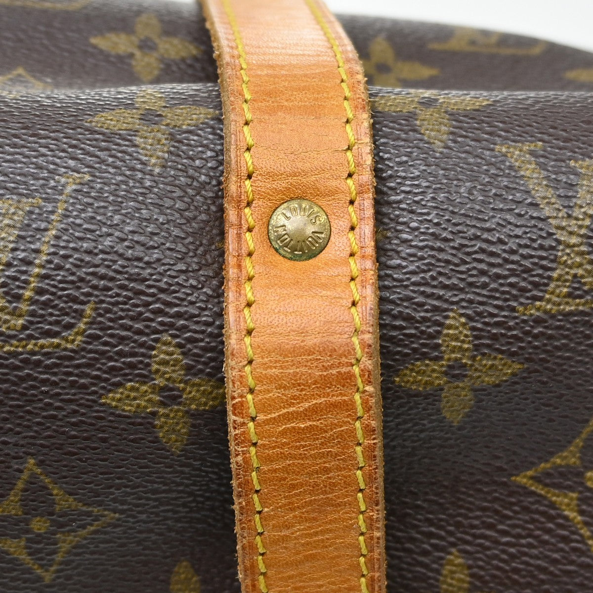 Louis Vuitton Saumur Monogram Canvas Brown Canvas Shoulder Bag Bag (Pre-Owned)