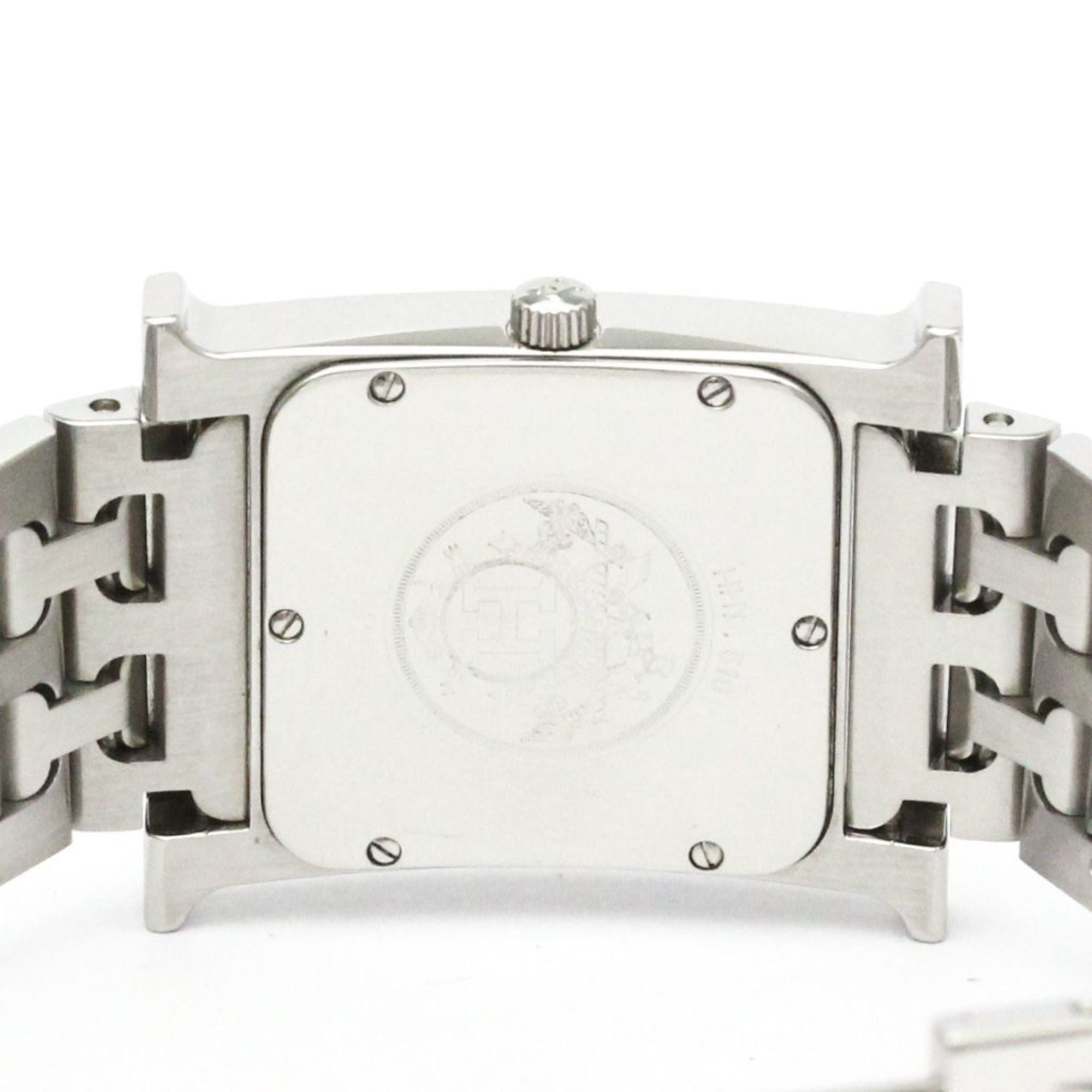 Hermes Heure H Quartz Stainless Steel Watch (Pre-Owned)