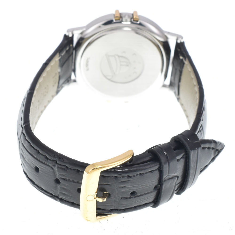 Omega Constellation Day Date Quartz Stainless Steel And Yellow Gold Watch (Pre-Owned)