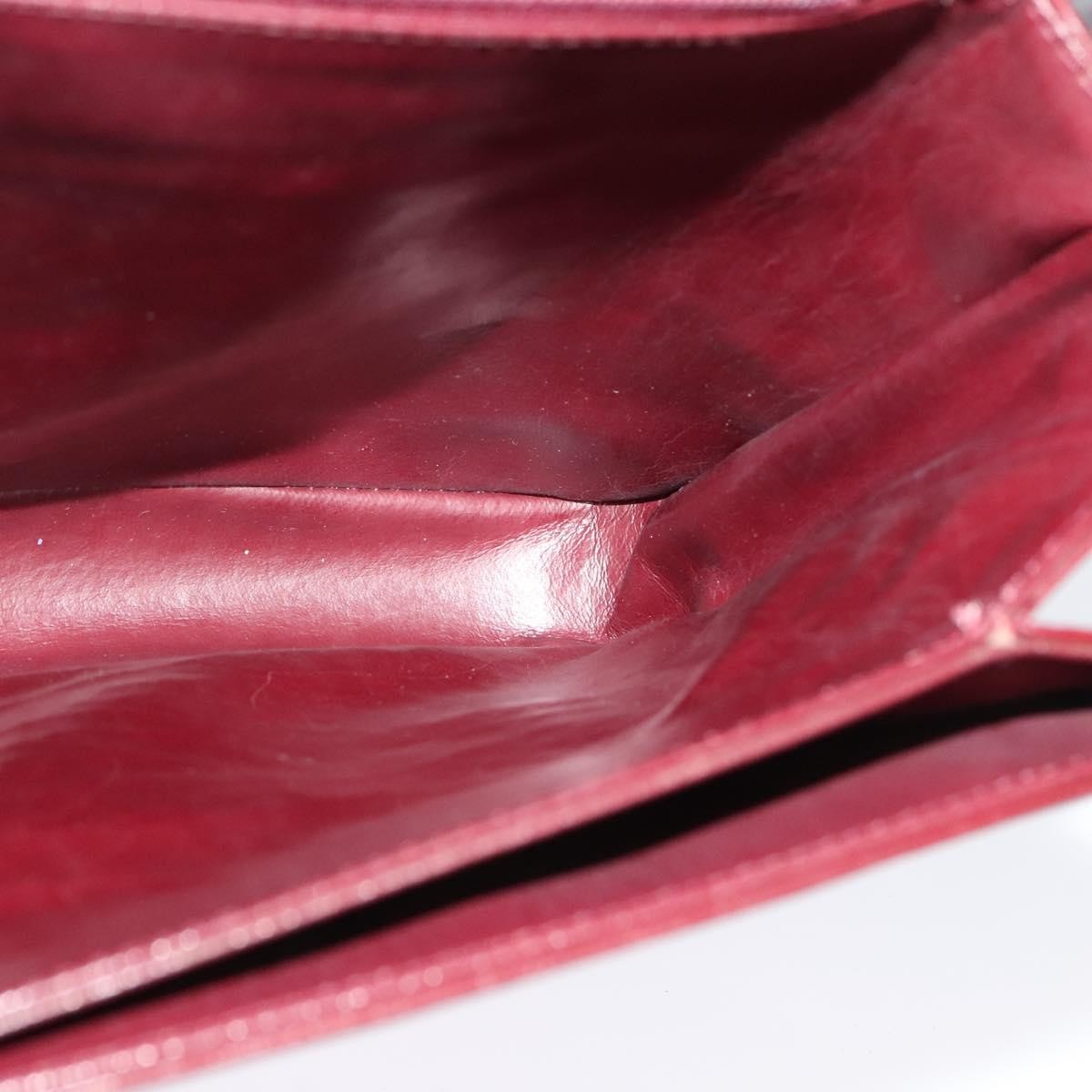 Givenchy Vintage 4G Leather Burgundy Leather Shoulder Bag Bag (Pre-Owned)