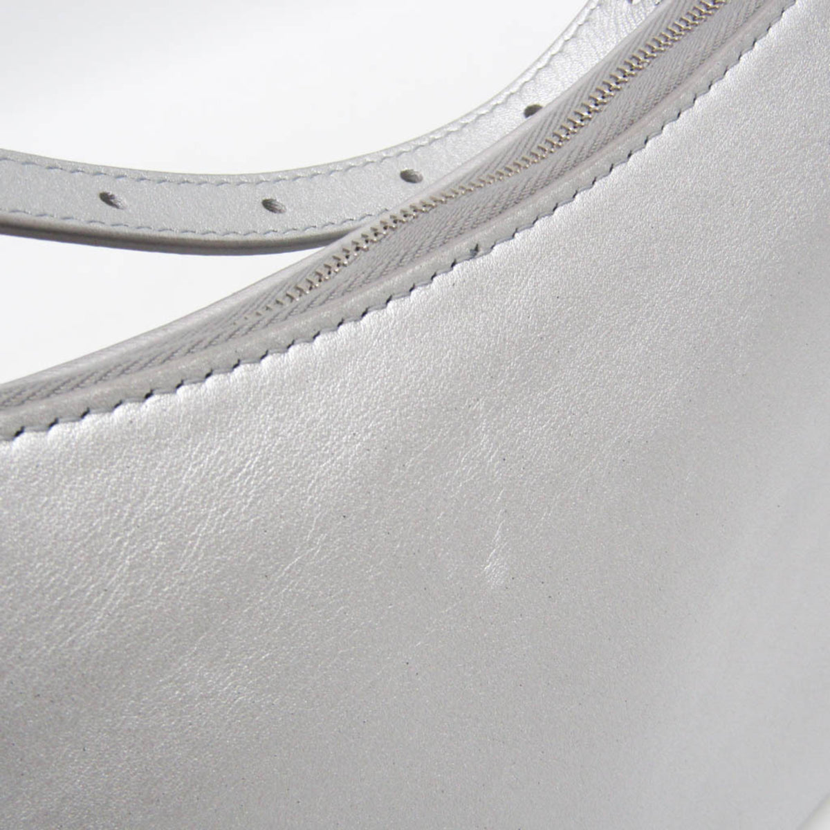 Balenciaga Mary Kate Sling Leather Silver Leather Handbag (Pre-Owned)