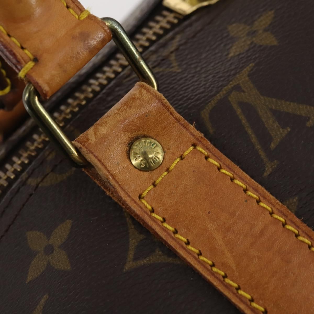 Louis Vuitton Keepall Bandouliere Monogram Canvas Multicolour Canvas Travel Bag Bag (Pre-Owned)