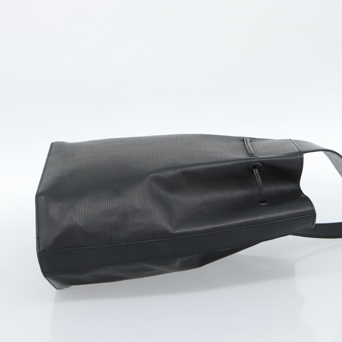 Louis Vuitton Sac A Dos Drawstring Epi Leather Black Leather Shoulder Bag Bag (Pre-Owned)