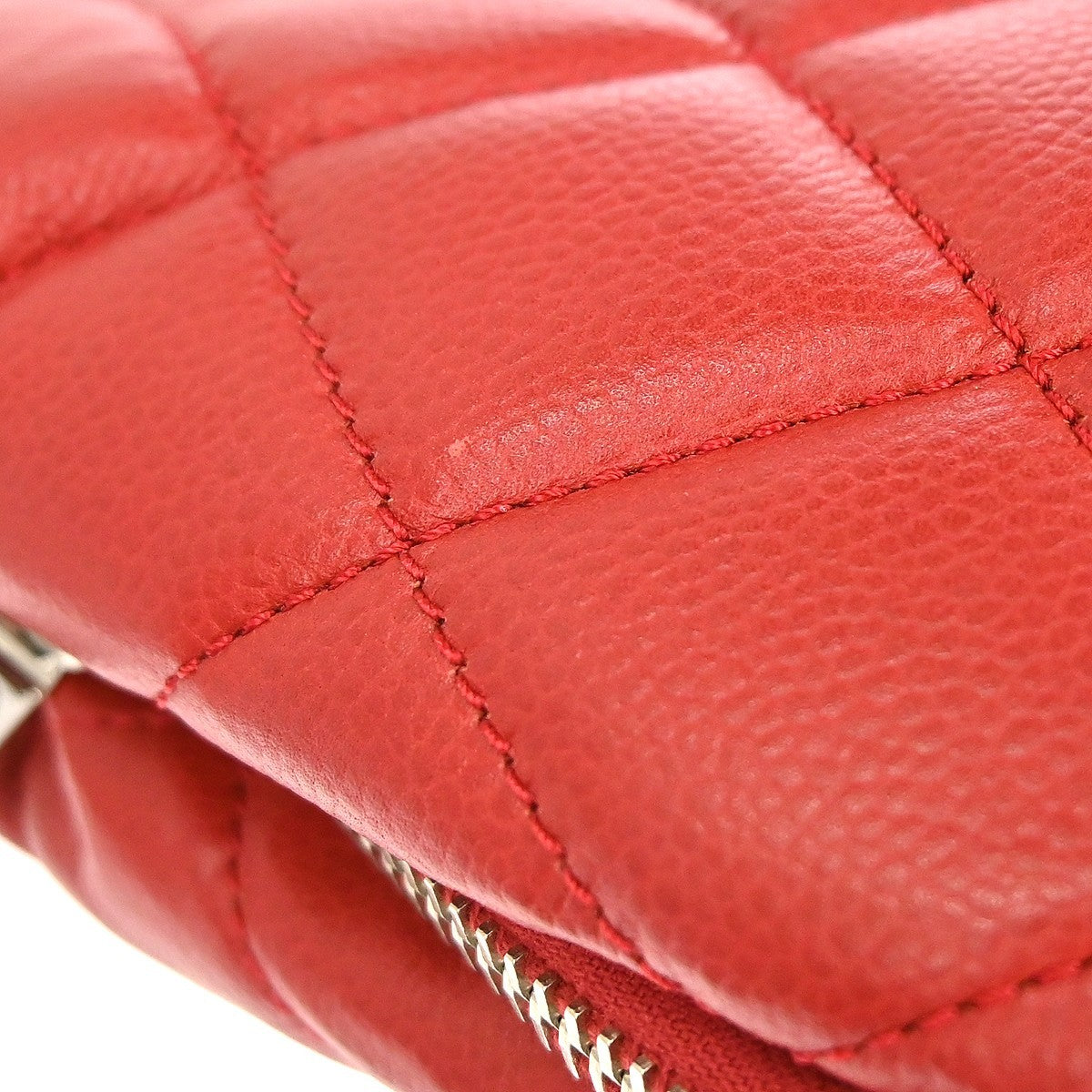Chanel Timeless Cc Expandable Tote Quilted Caviar Red Leather Tote Bag Bag (Pre-Owned)