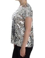 Dolce & Gabbana Enchanted Sicily Sequined Evening Women's Blouse