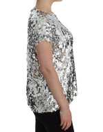 Dolce & Gabbana Enchanted Sicily Sequined Evening Women's Blouse