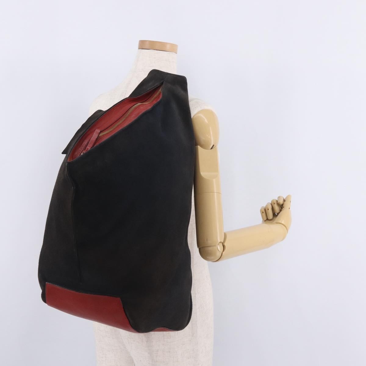 Loewe Anton Suede Brown Suede Backpack Bag (Pre-Owned)