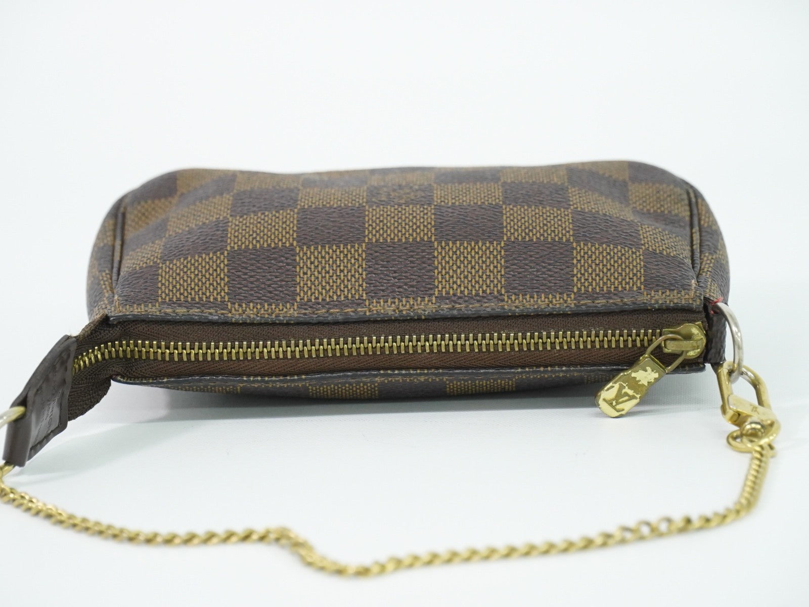 Louis Vuitton Pochette Accessoires Damier Brown Canvas Clutche & Pouche Bag (Pre-Owned)