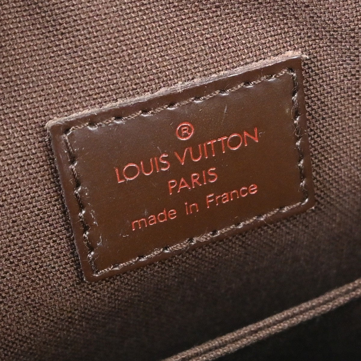 Louis Vuitton Olav Damier Brown Canvas Handbag (Pre-Owned)