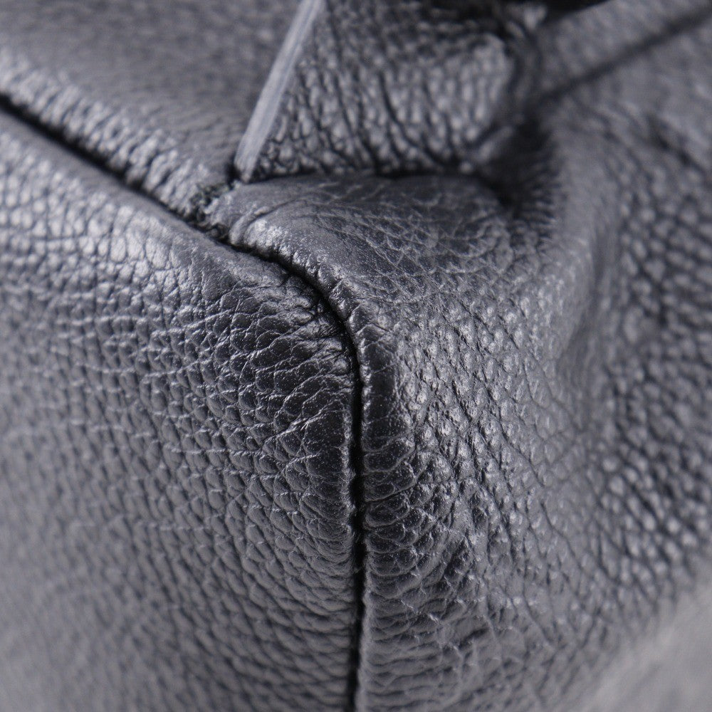Louis Vuitton Sorbonne Monogram Empreinte Leather Black Leather Backpack Bag (Pre-Owned)